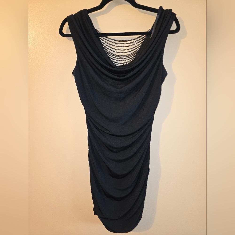 Elegant Black Sleeveless Dress